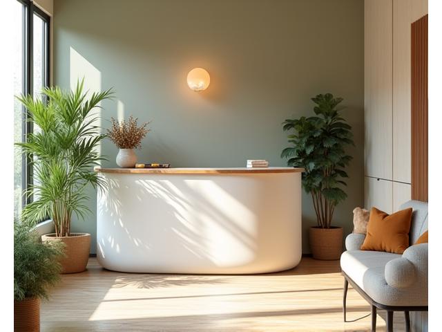 만다라 요가 스튜디오 입구 또는 편안한 공용 공간