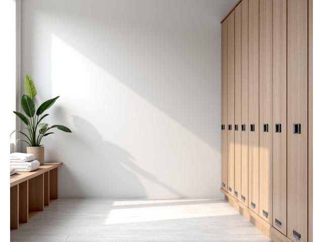 깨끗하고 편안한 탈의실